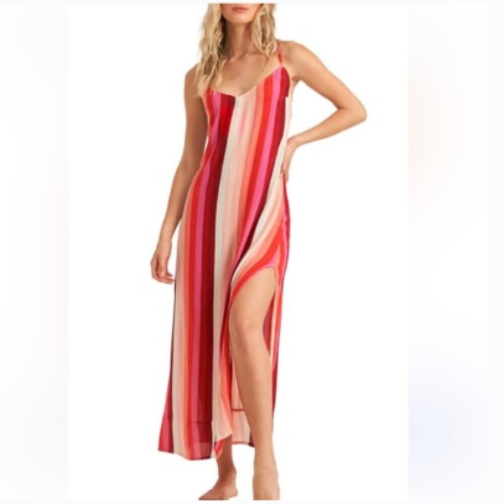 Billabong Wanna Be Around striped dress